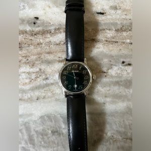 Montblanc Meisterstuck watch with leather strap